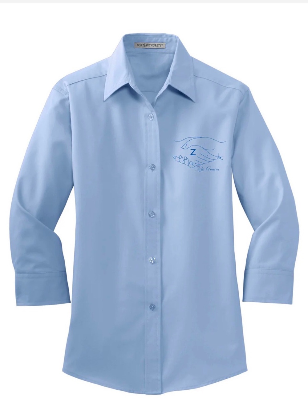 ZETA AMICAE LONG SLEEVE BUTTON-DOWN SHIRT